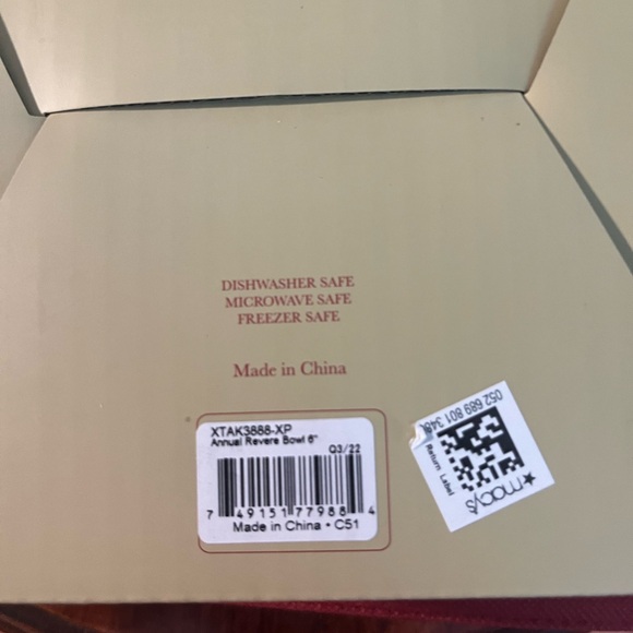 Spode 2022 Christmas Tree 6” Revere Bowl 🎄🎄🎄 - Picture 12 of 12